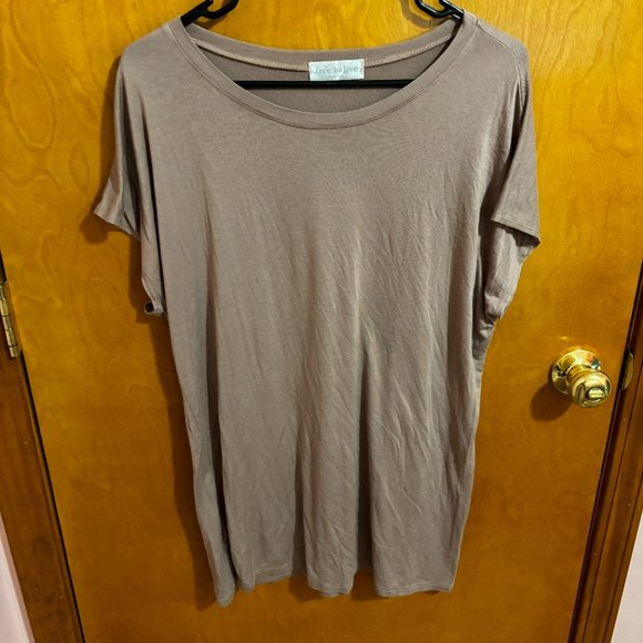 Free To Live Stretchy Oversized Sleeveless Top Size Medium - Picture 2 of 14